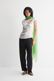 Siyah Nature Saf İpek Pantolon