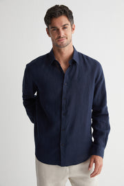Lacivert Leon Keten Erkek Gömlek