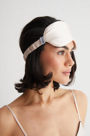 Bej Anabel Saf İpek Göz Bandı