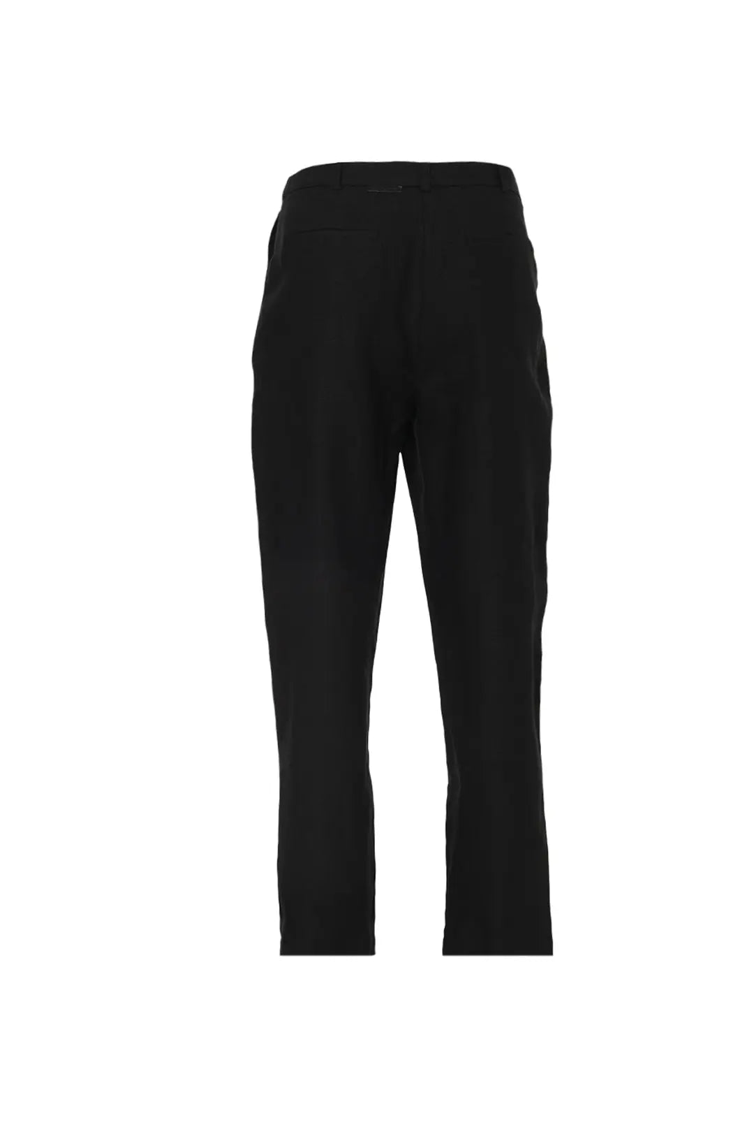 Siyah Kate Keten Pantalon Woman