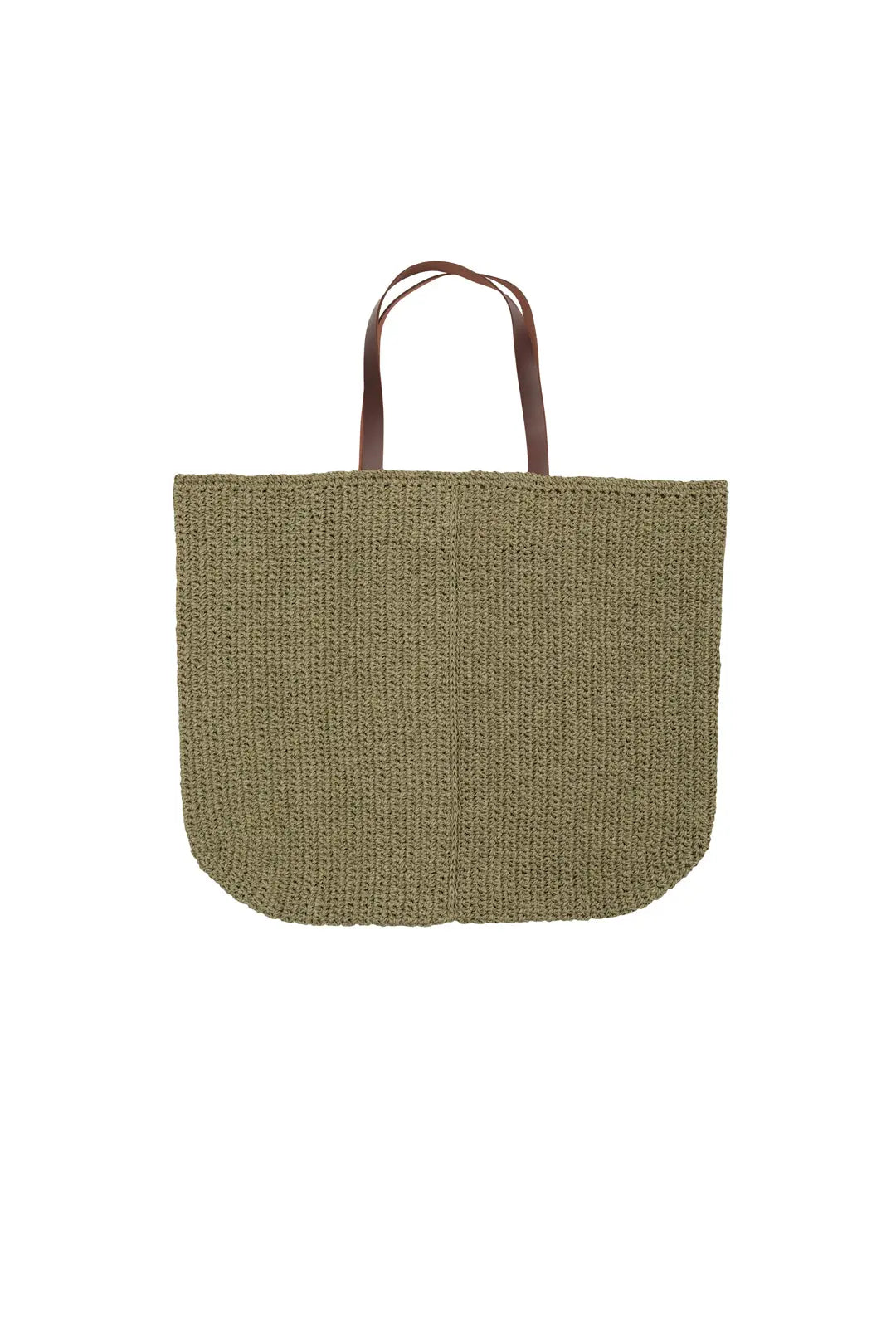 Yeşil Nina Hasır Çanta Silk and Cashmere