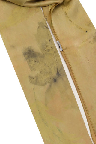 Yeşil Saf İpek El Baskısı Ekolojik Şal 90 x 200 cm Accessory