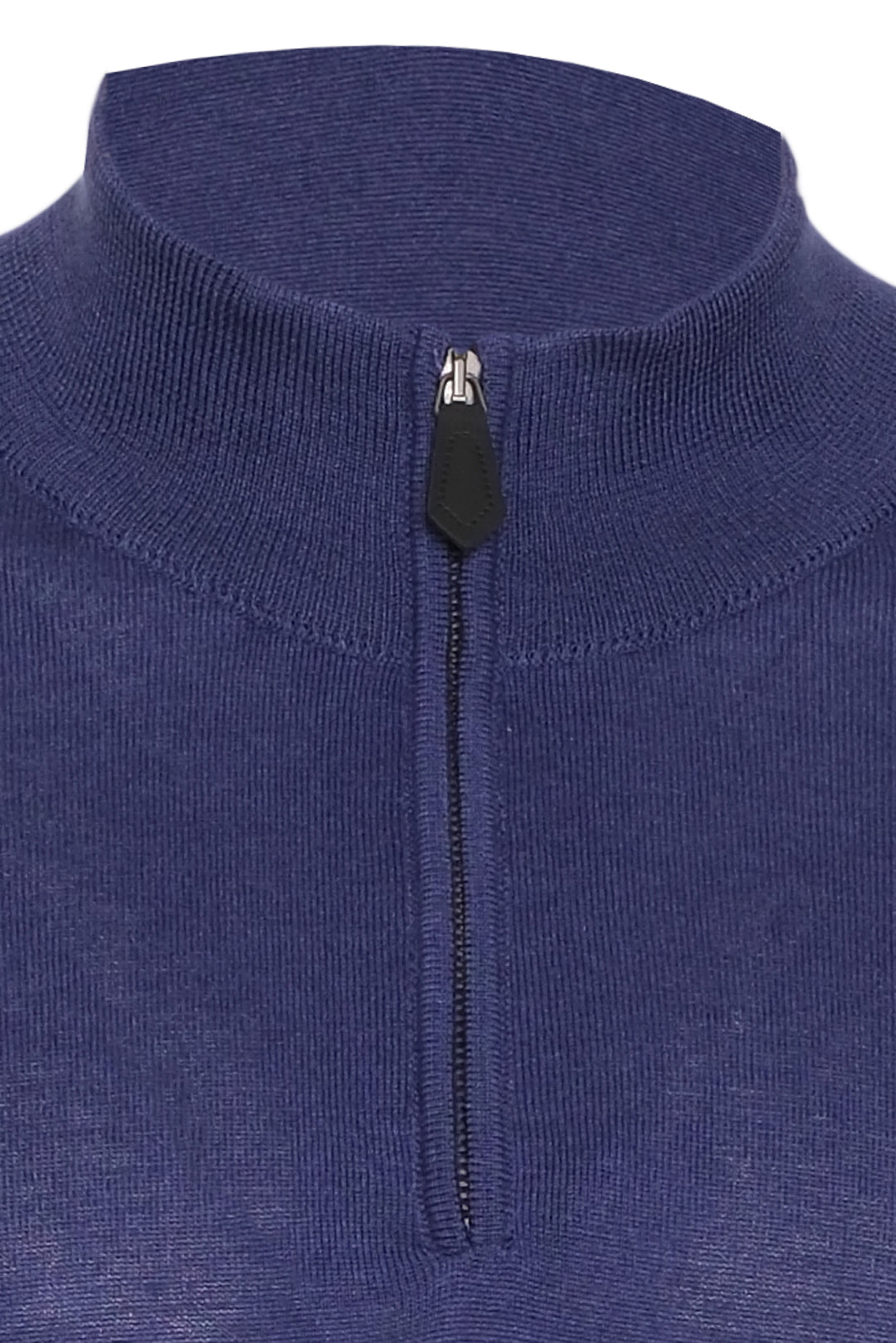 Mor İpek ve Kaşmir Yarım Balıkçı Yaka Uzun Kollu Utku Erkek Triko