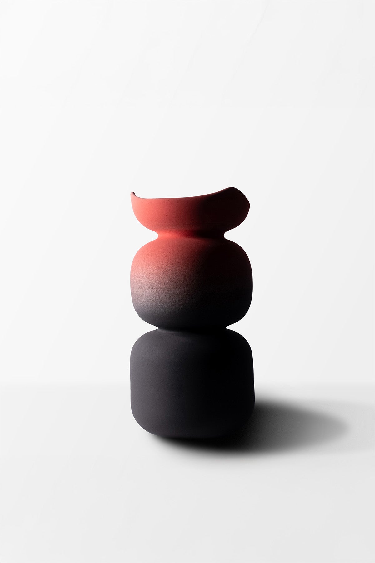 Kırmızı Twinwave Gradyan Vazo