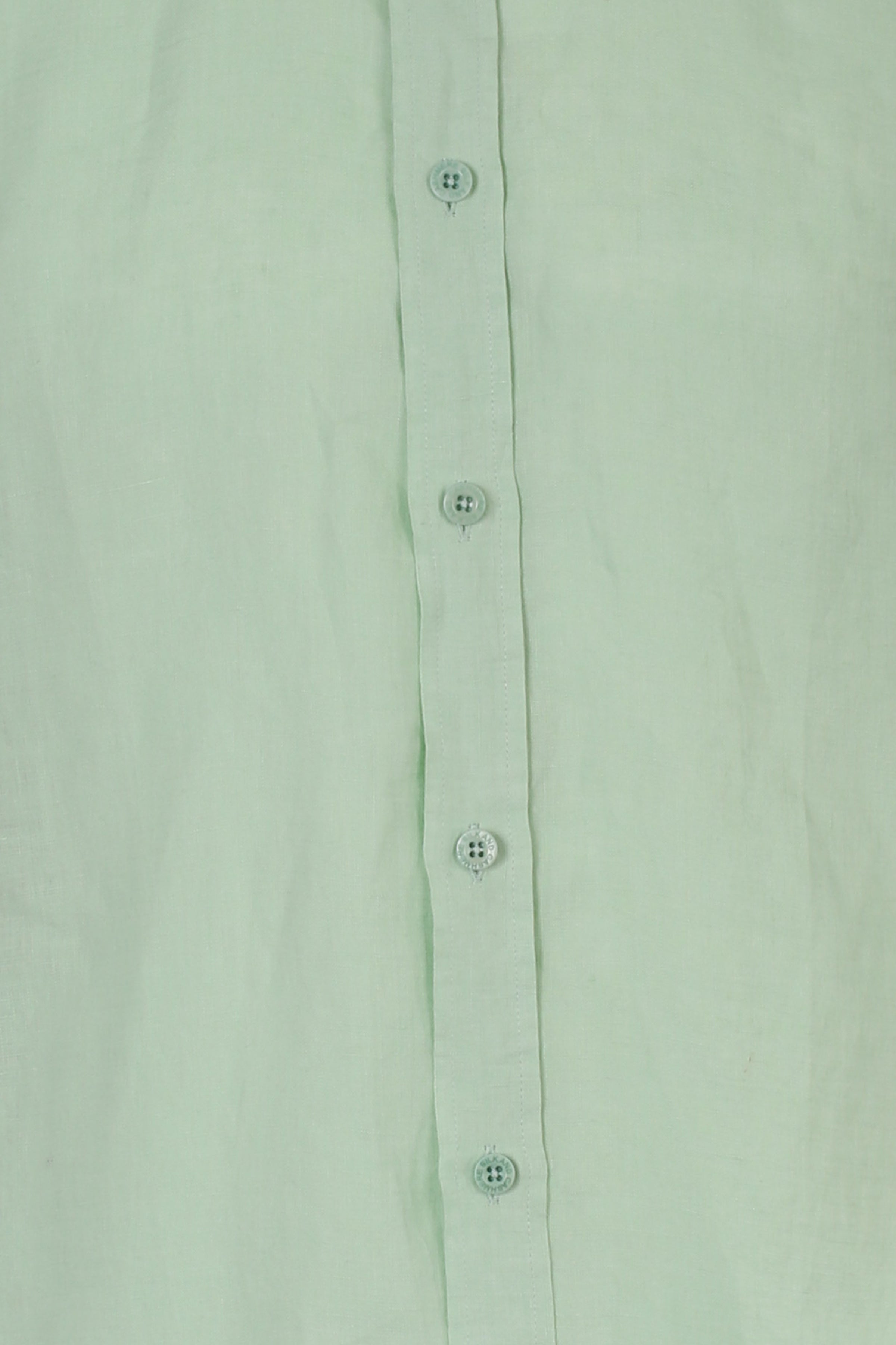 Açık Yeşil Leon Keten Erkek Gömlek