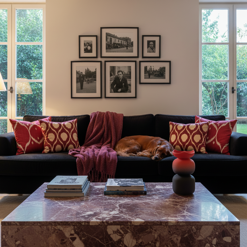 Kırmızı Twinwave Gradyan Vazo