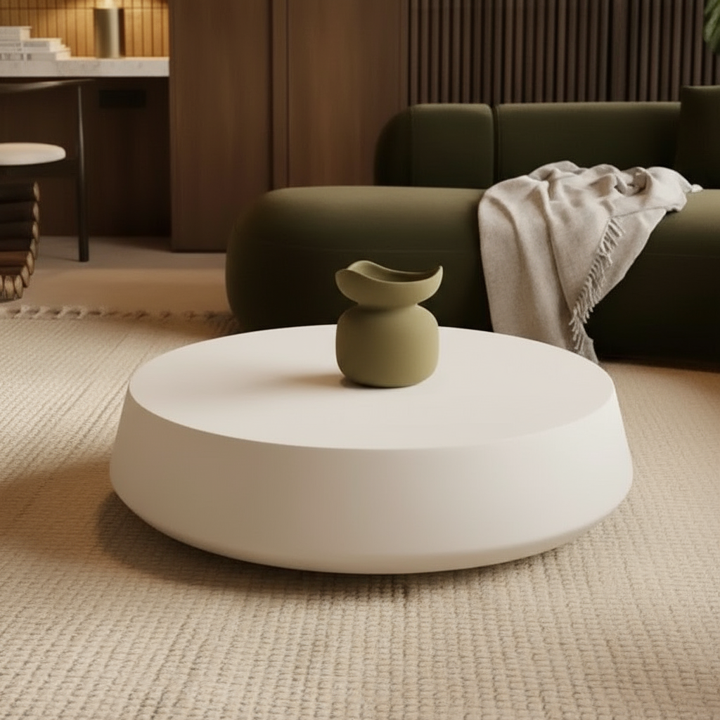 Avokado Yeşili Waveform Mat Vazo