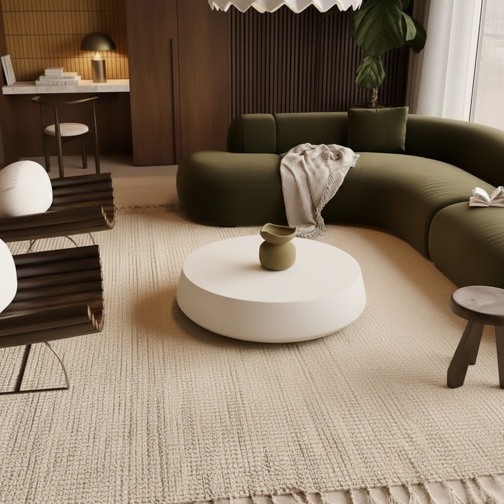 Avokado Yeşili Waveform Mat Vazo