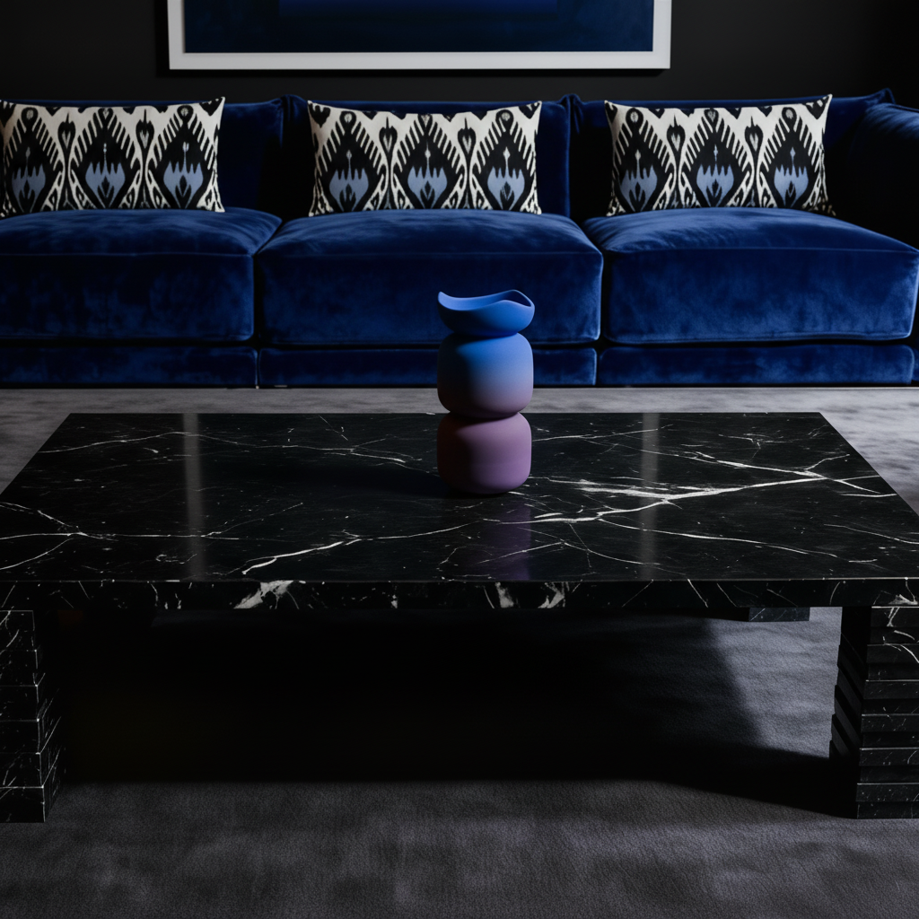 Mavi Twinwave Gradyan Vazo