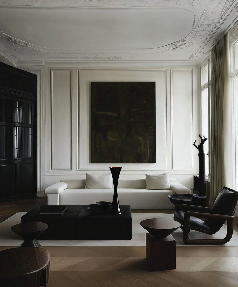 Kırmızı Siyah Sand Clock Seramik