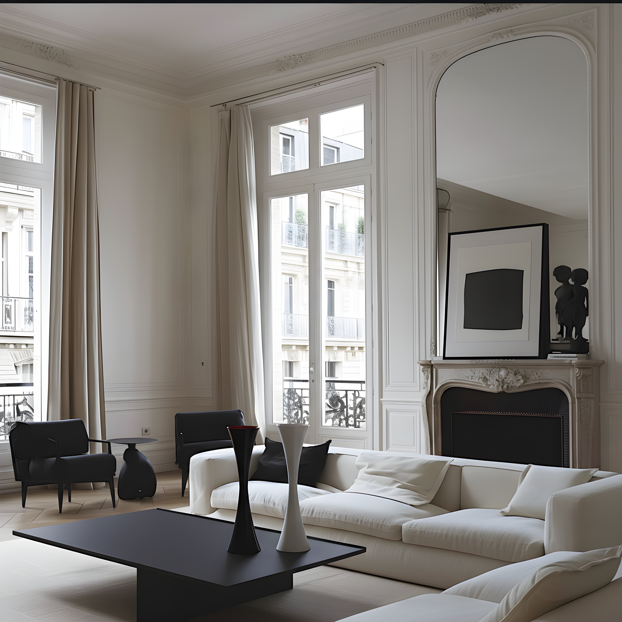 Beyaz Sand Clock Seramik