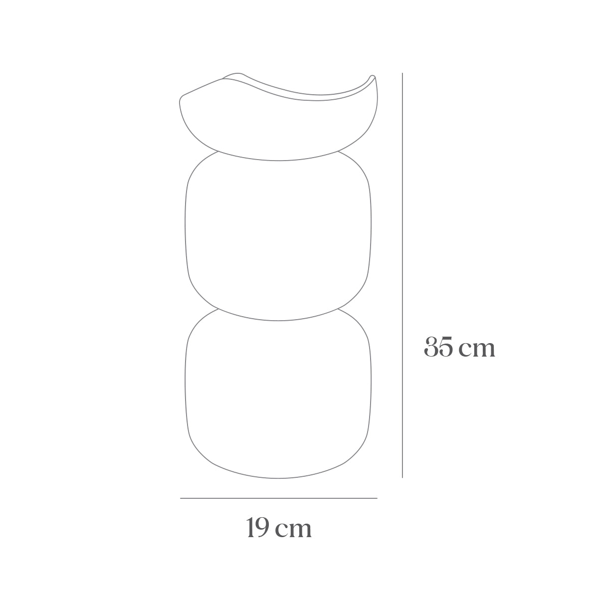 Mavi Twinwave Gradyan Vazo