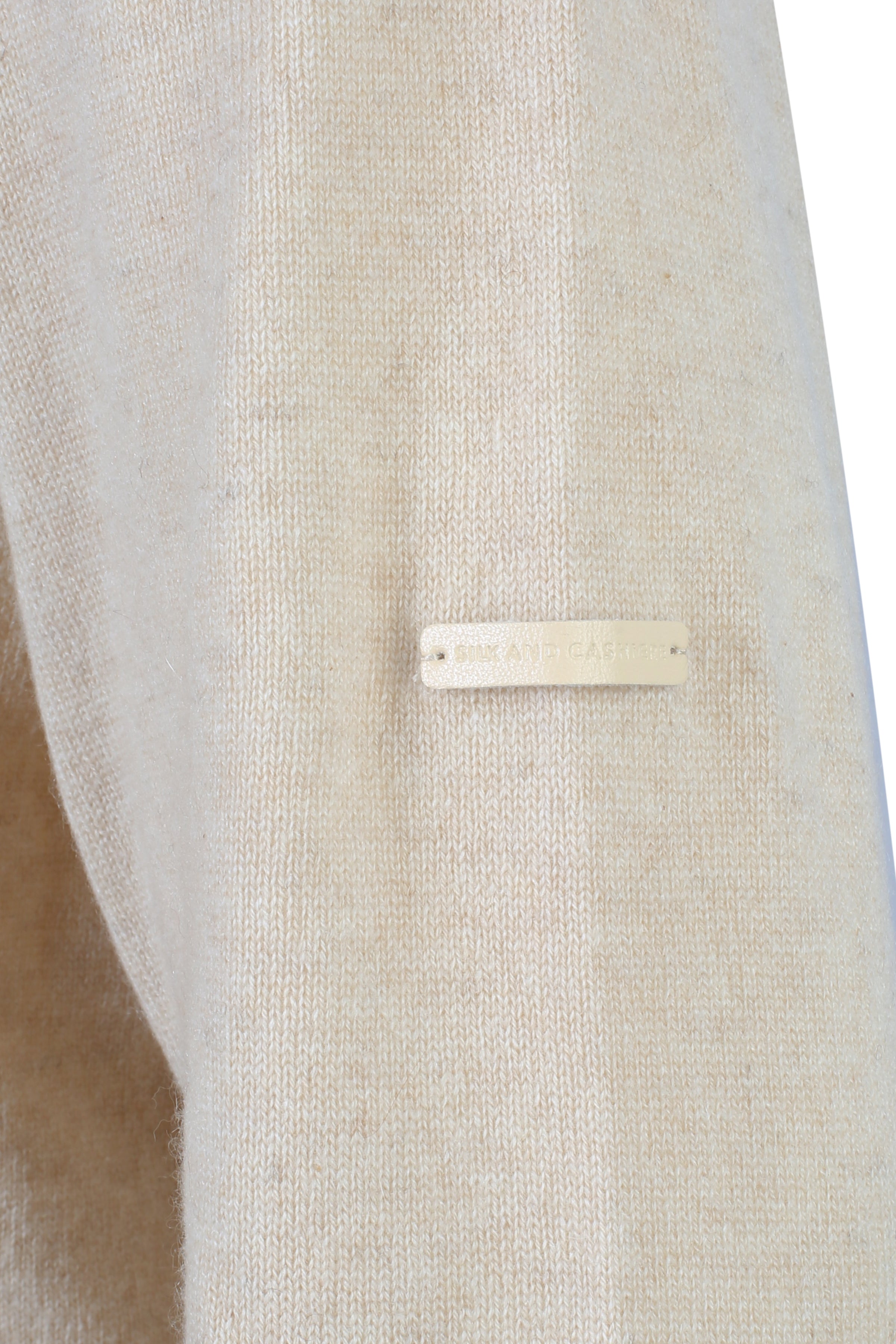 Kum Beji Saf Kaşmir Scott Erkek Kapüşonlu Hırka