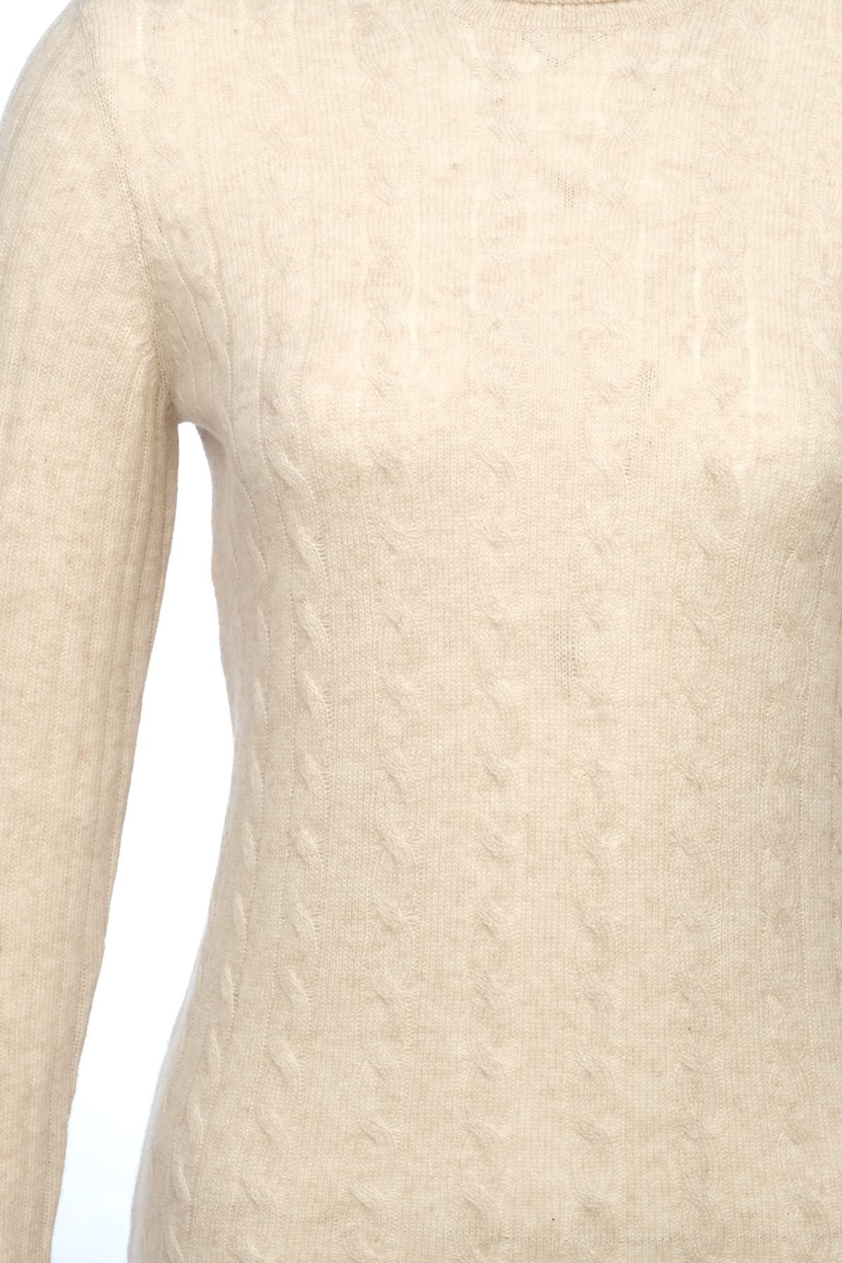 Kum Beji Kaşmir ve Yün Amelia Kadın Kazak