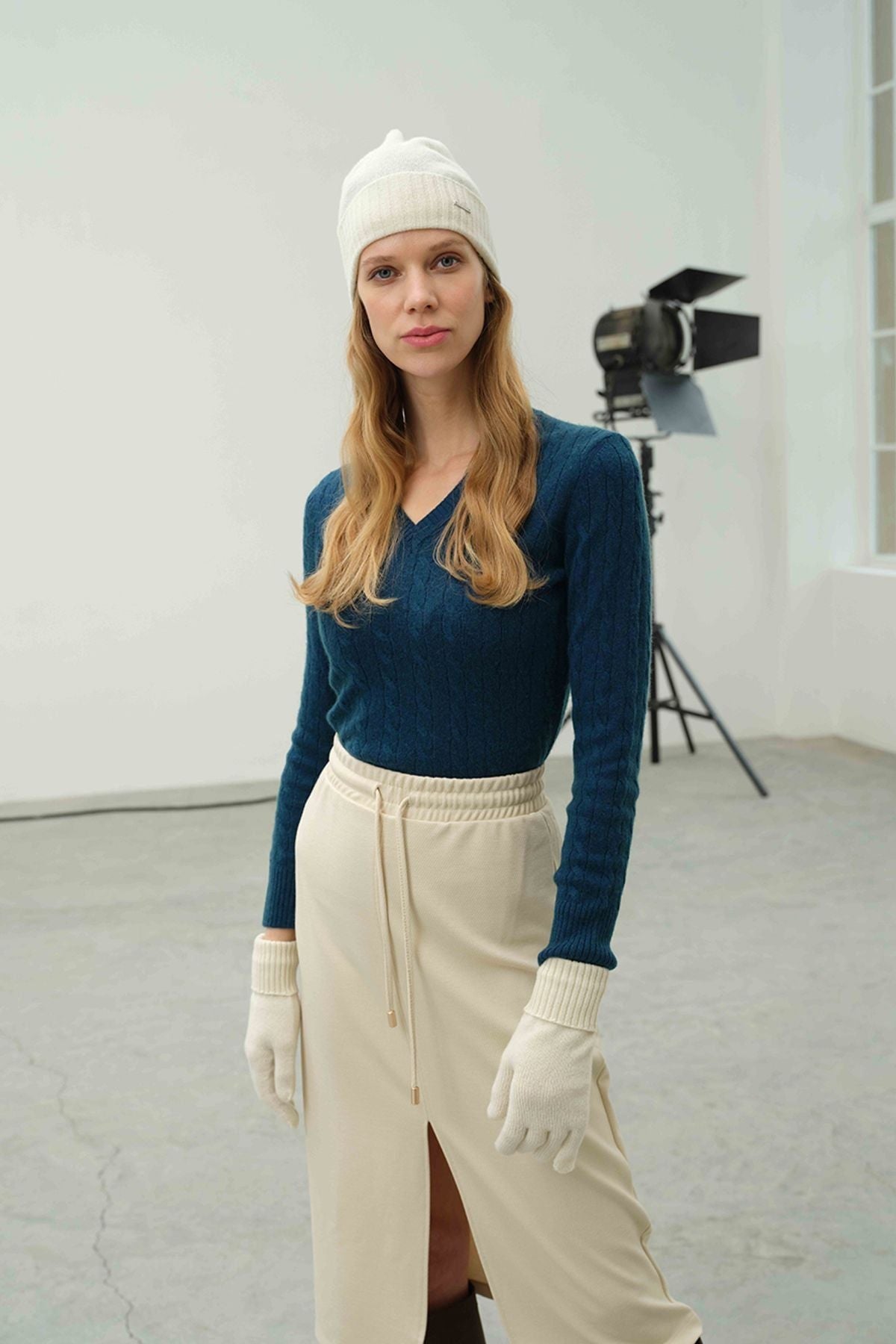 Tavuskuşu Kaşmir ve Yün Amelia Kadın Kazak