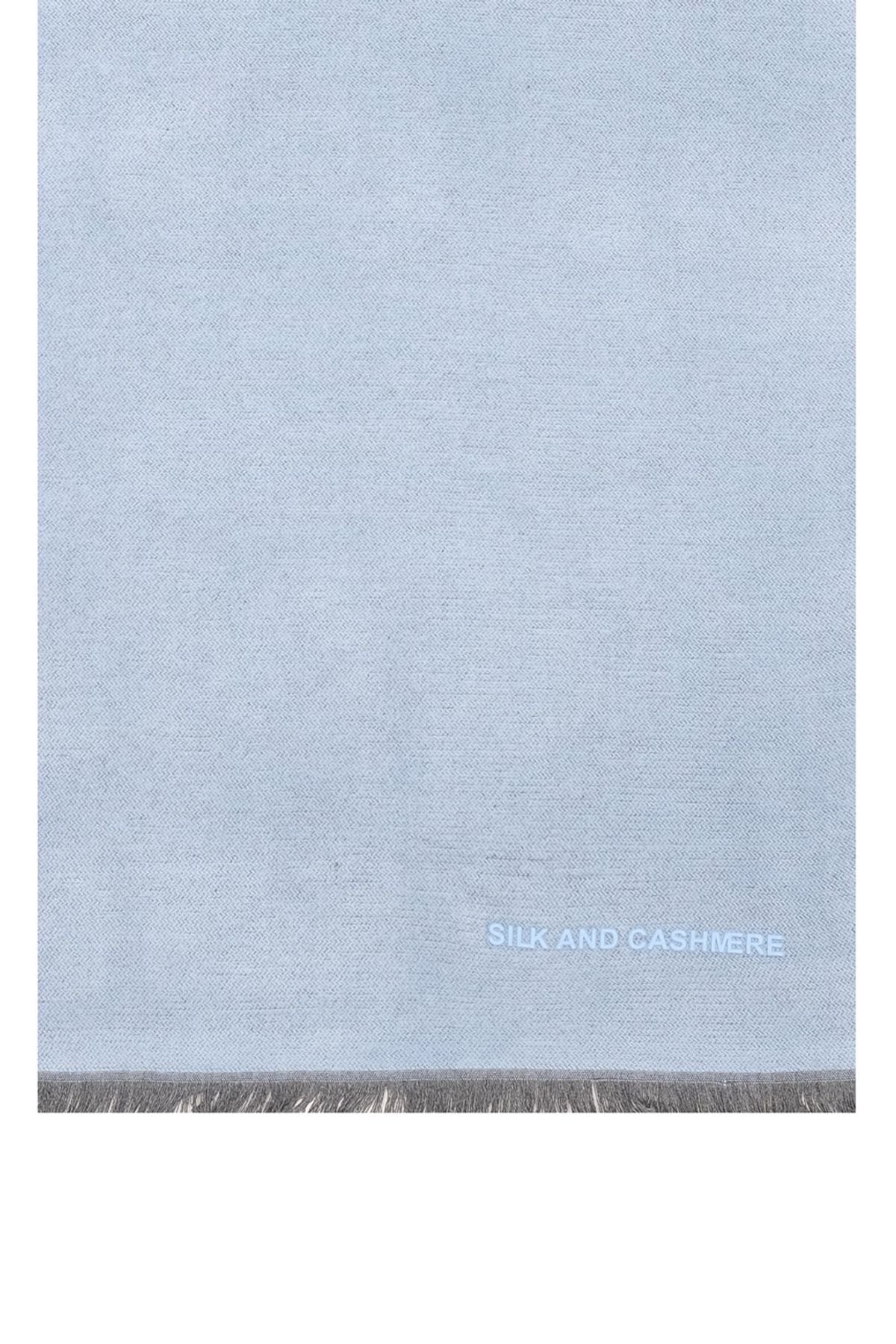 Açık Mavi & More Vish Düz Renk Kaşkol Atkı 30 x 180 cm