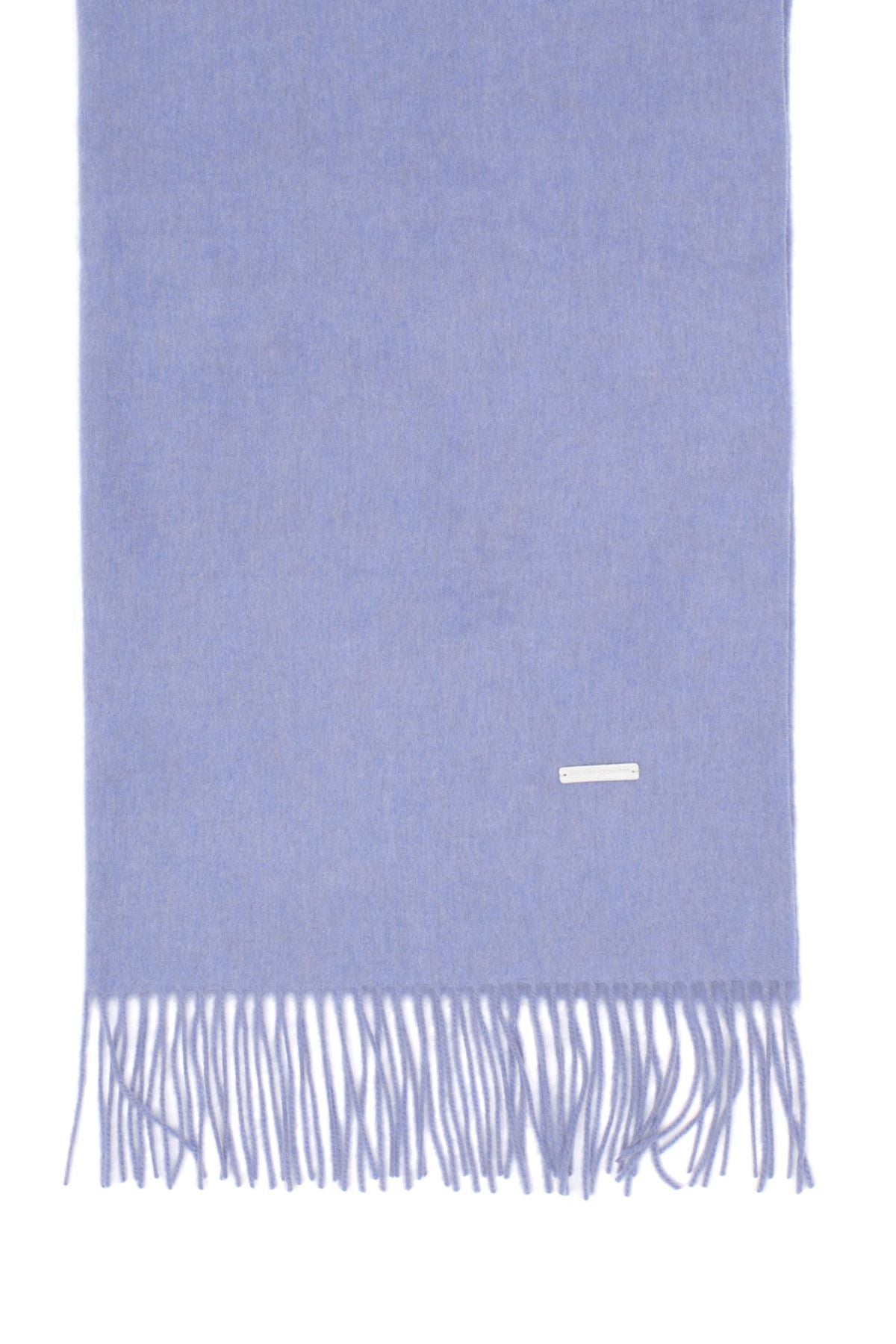 Açık Mavi Horizon Kaşmir Yün Şal 180 x 70 cm