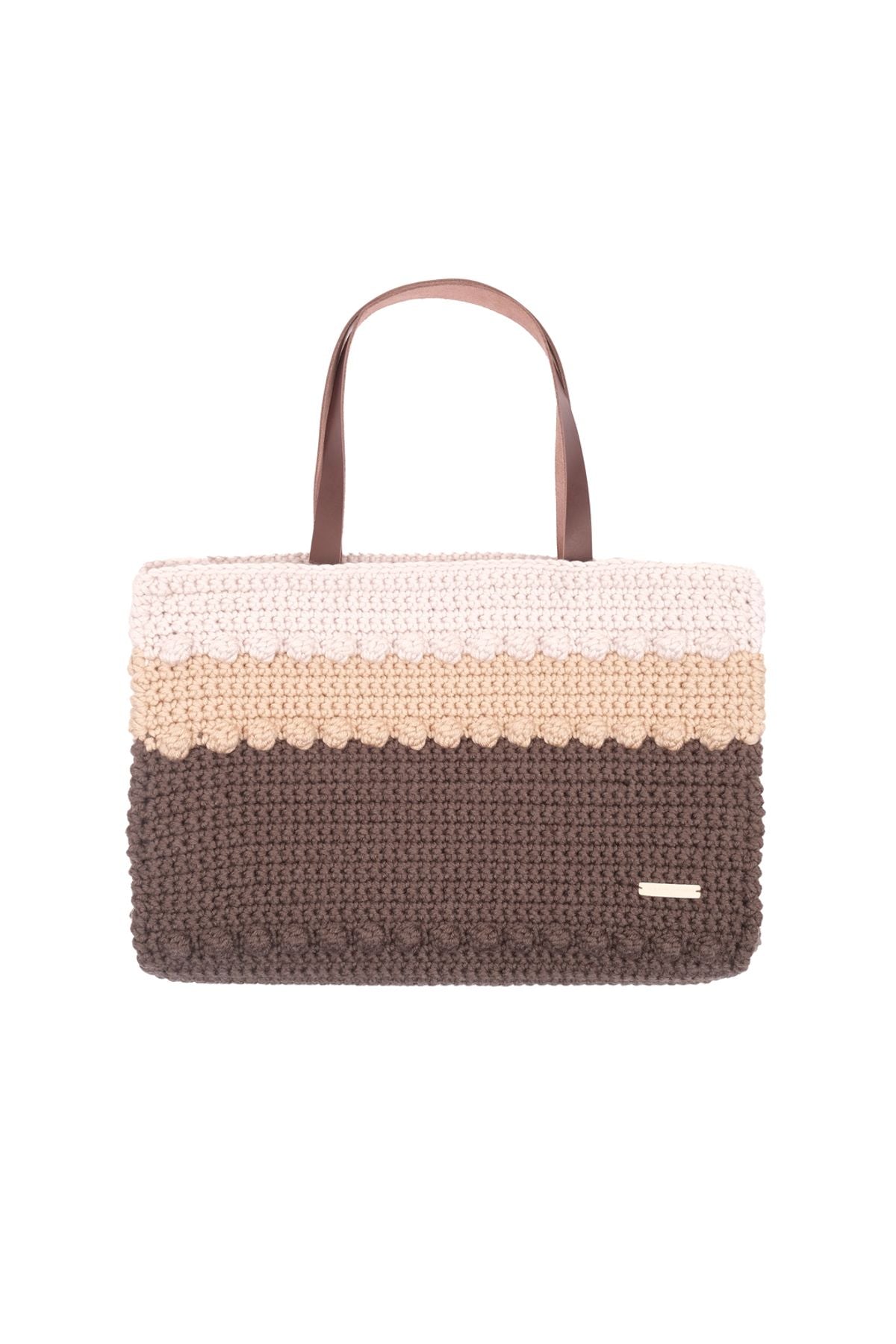 Bej Nancy Saf Yün Kadın Çanta