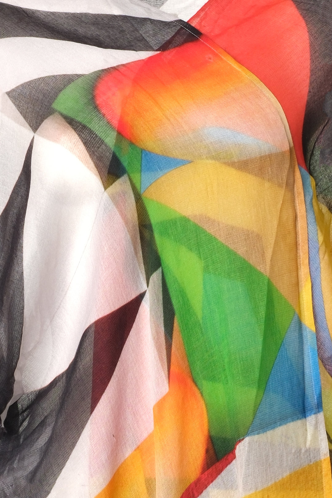 Siyah Jas İpekli Desenli Kısa Kollu Kimono Hırka