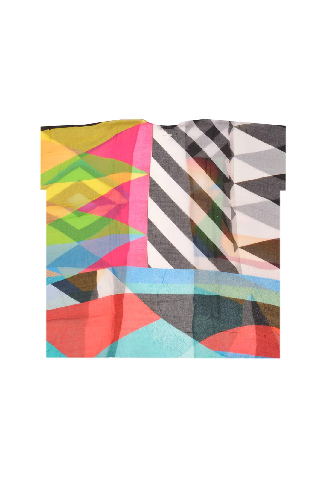 Siyah Jas İpekli Desenli Kısa Kollu Kimono Hırka