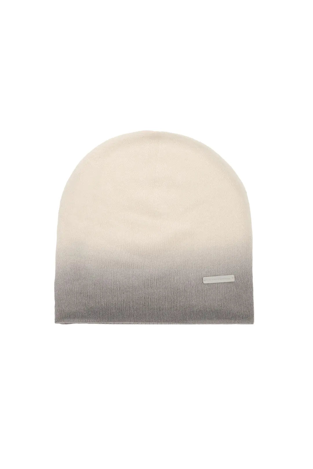 Açık Gri Kaşmir Yün Degrade Bere 24 x 25 cm Silk and Cashmere