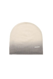 Açık Gri Kaşmir Yün Degrade Bere 24 x 25 cm Silk and Cashmere