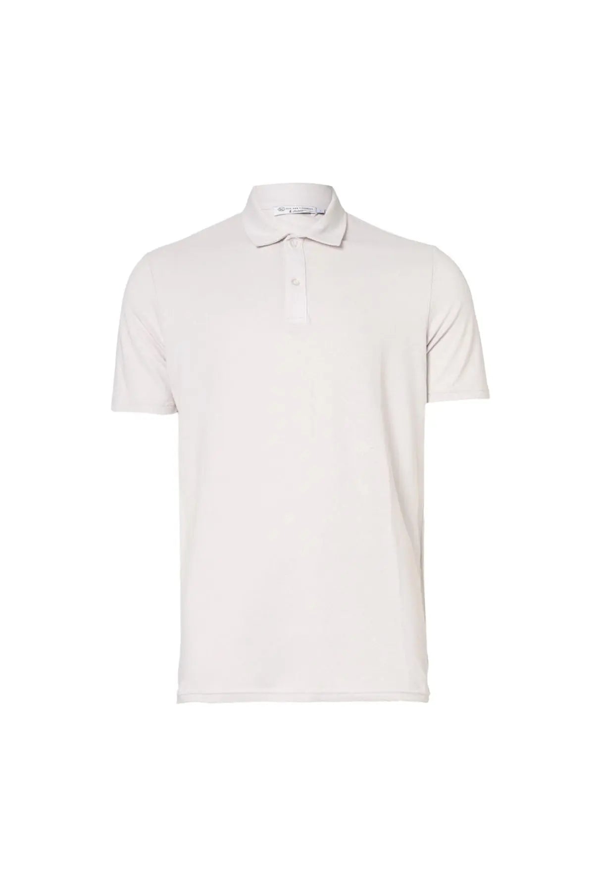 Açık Gri & More Johnny Erkek Kısa Kollu Polo Yaka Tişört Silk and Cashmere