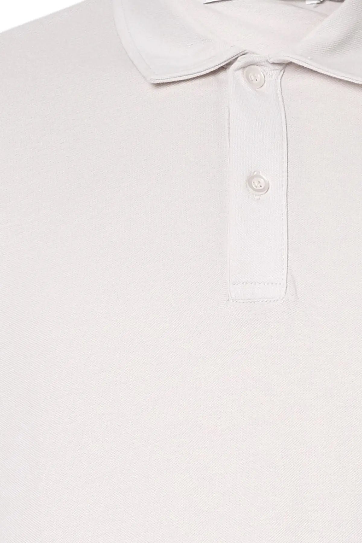 Açık Gri & More Johnny Erkek Kısa Kollu Polo Yaka Tişört Silk and Cashmere