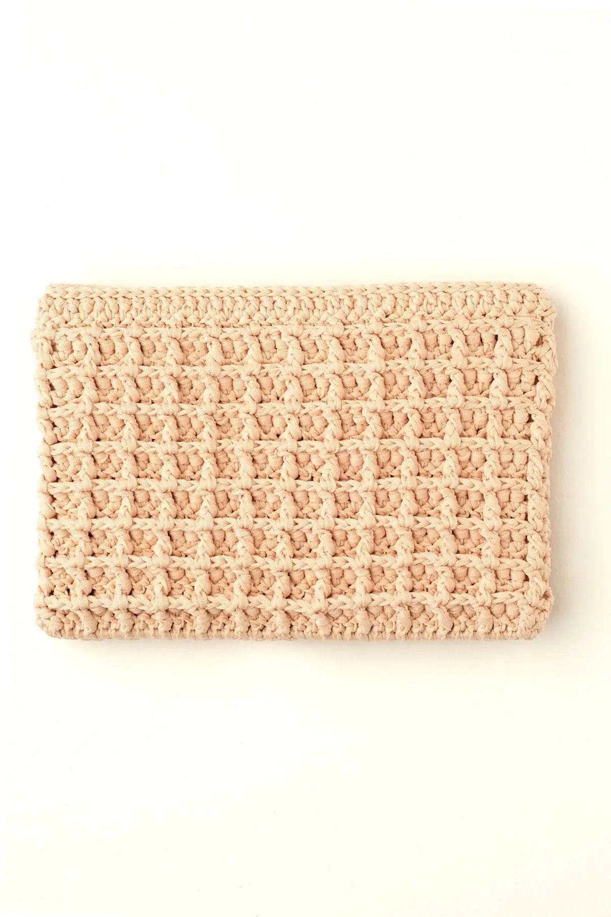 Açk Pembe & More Nina Dokulu El Çanta 20x30 cm Silk and Cashmere