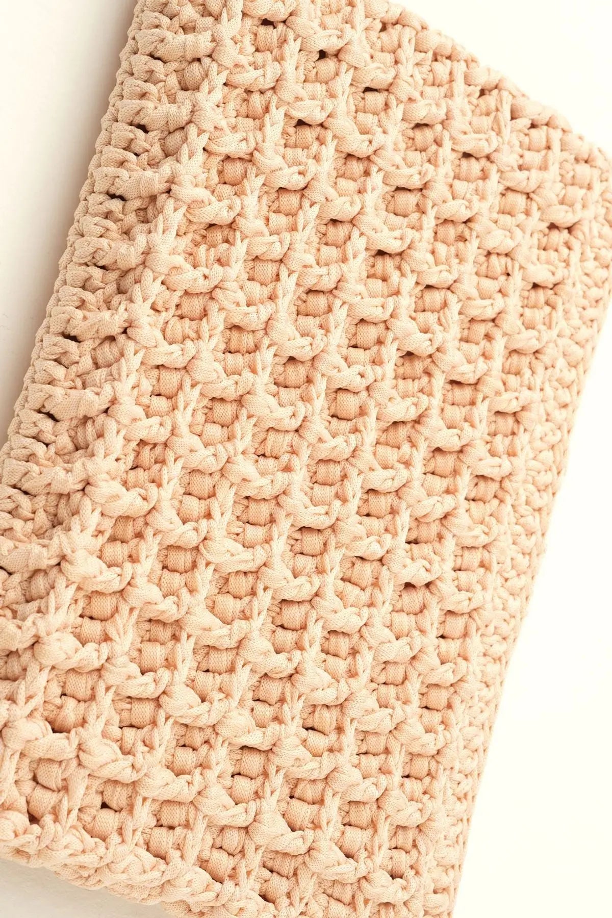 Açk Pembe & More Nina Dokulu El Çanta 20x30 cm Silk and Cashmere