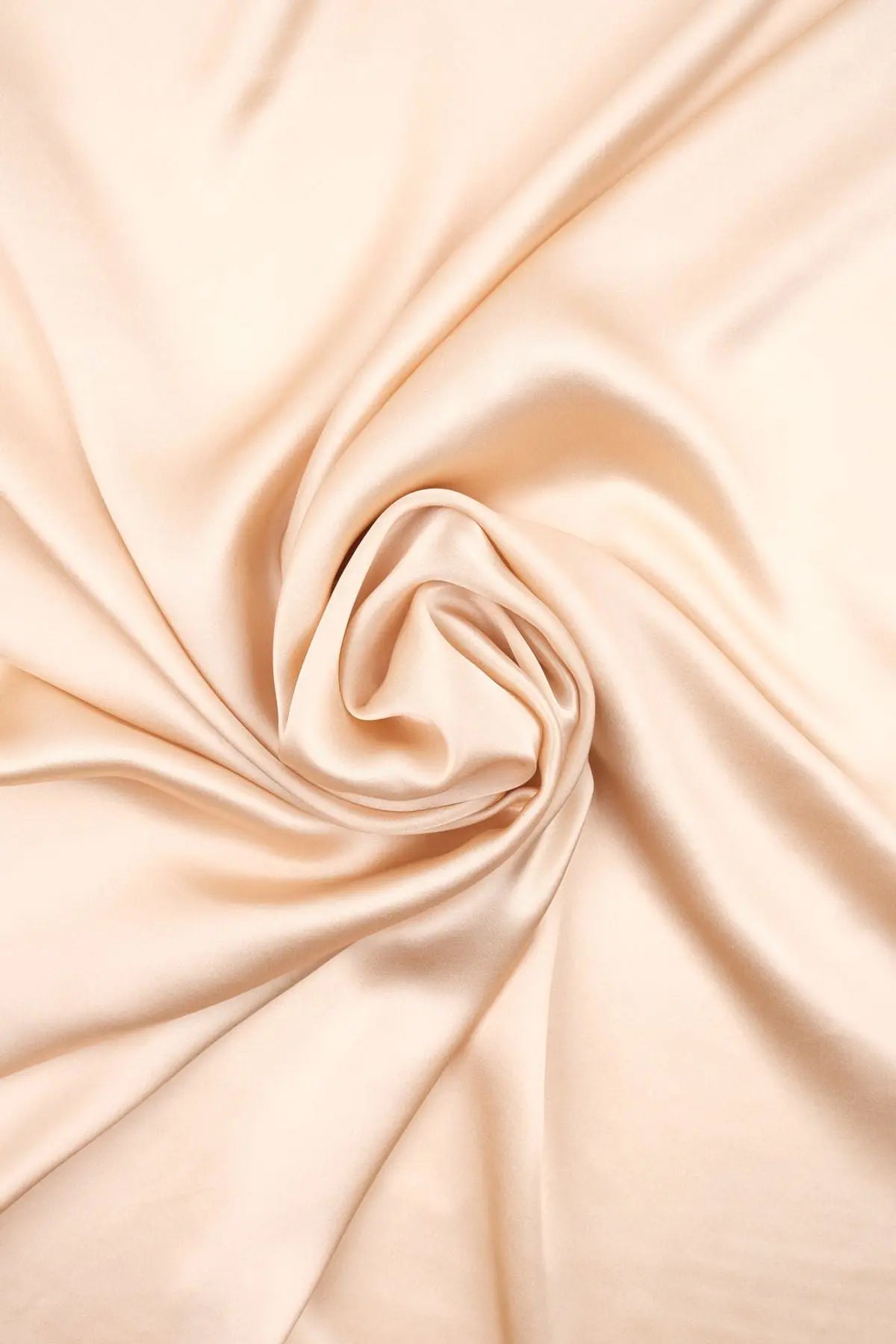 Altın Saf İpek Düz Renk Kare Eşarp 90 x 90 cm Silk and Cashmere