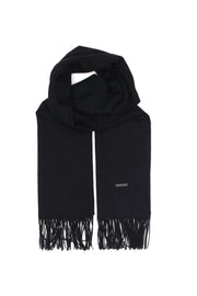 Antrasit Horizon Kaşmir Yün Şal 180 x 70 cm Silk and Cashmere