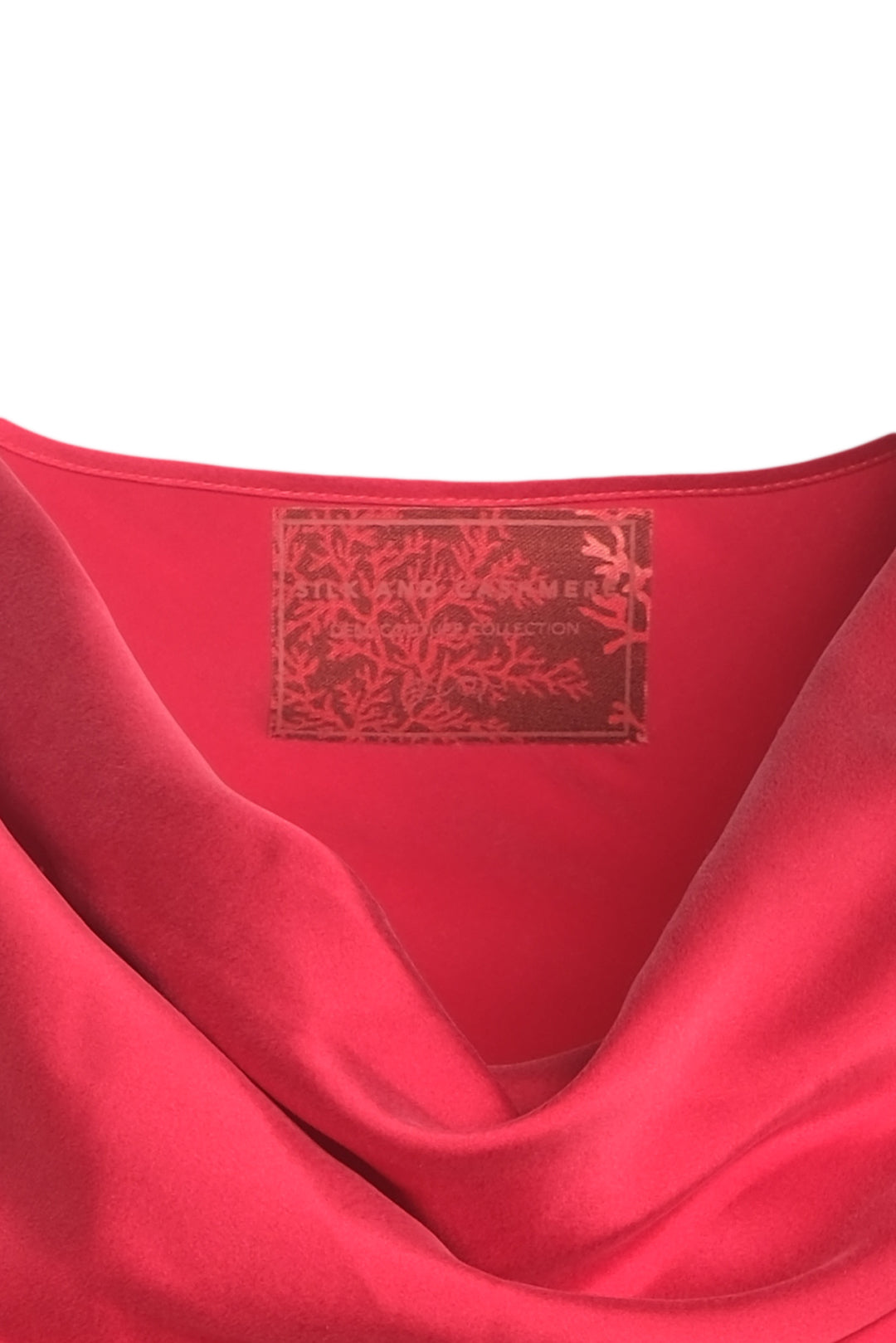 Kırmızı Saf İpek Flow Kısa Abiye Kadın Elbise