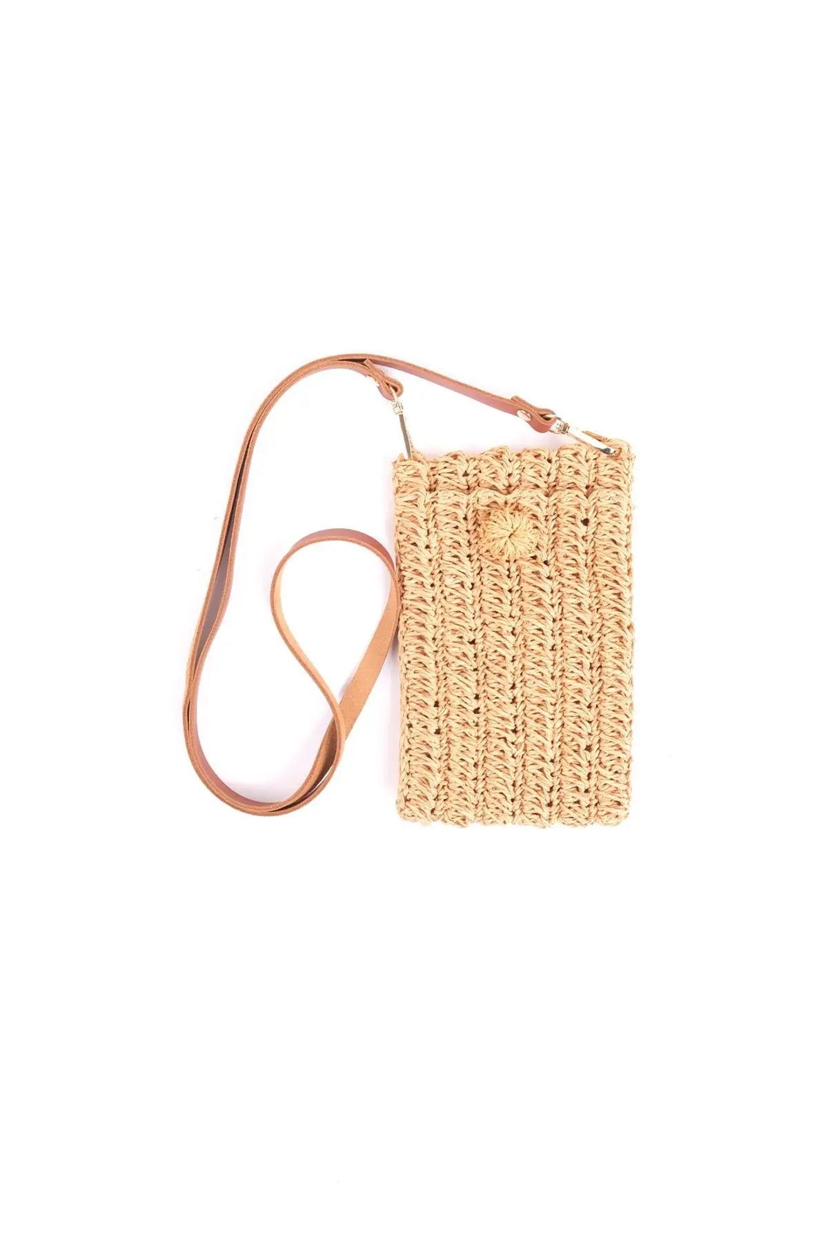 Bej Nina Hasır Telefon Kılıfı Silk and Cashmere