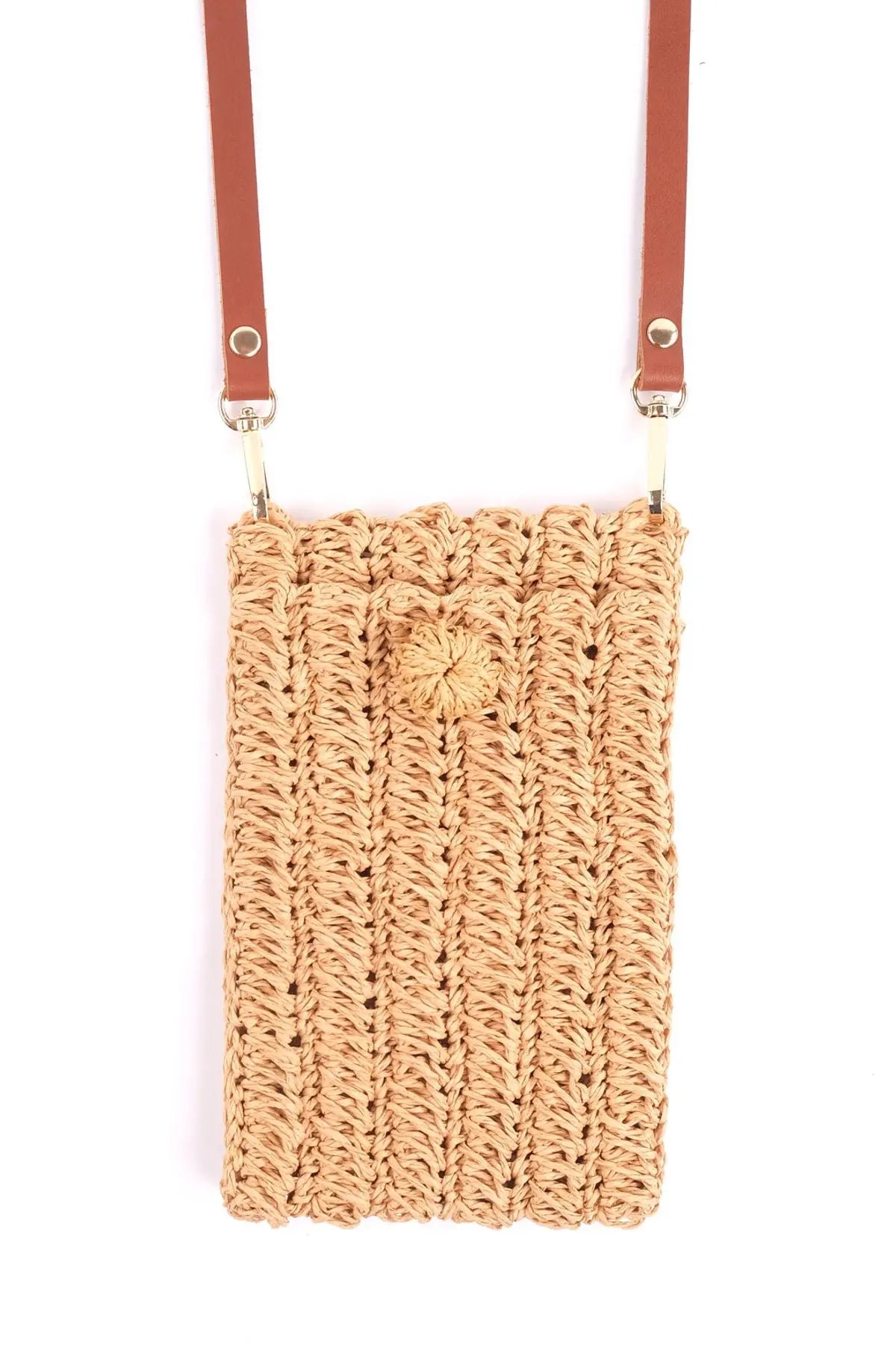 Bej Nina Hasır Telefon Kılıfı Silk and Cashmere