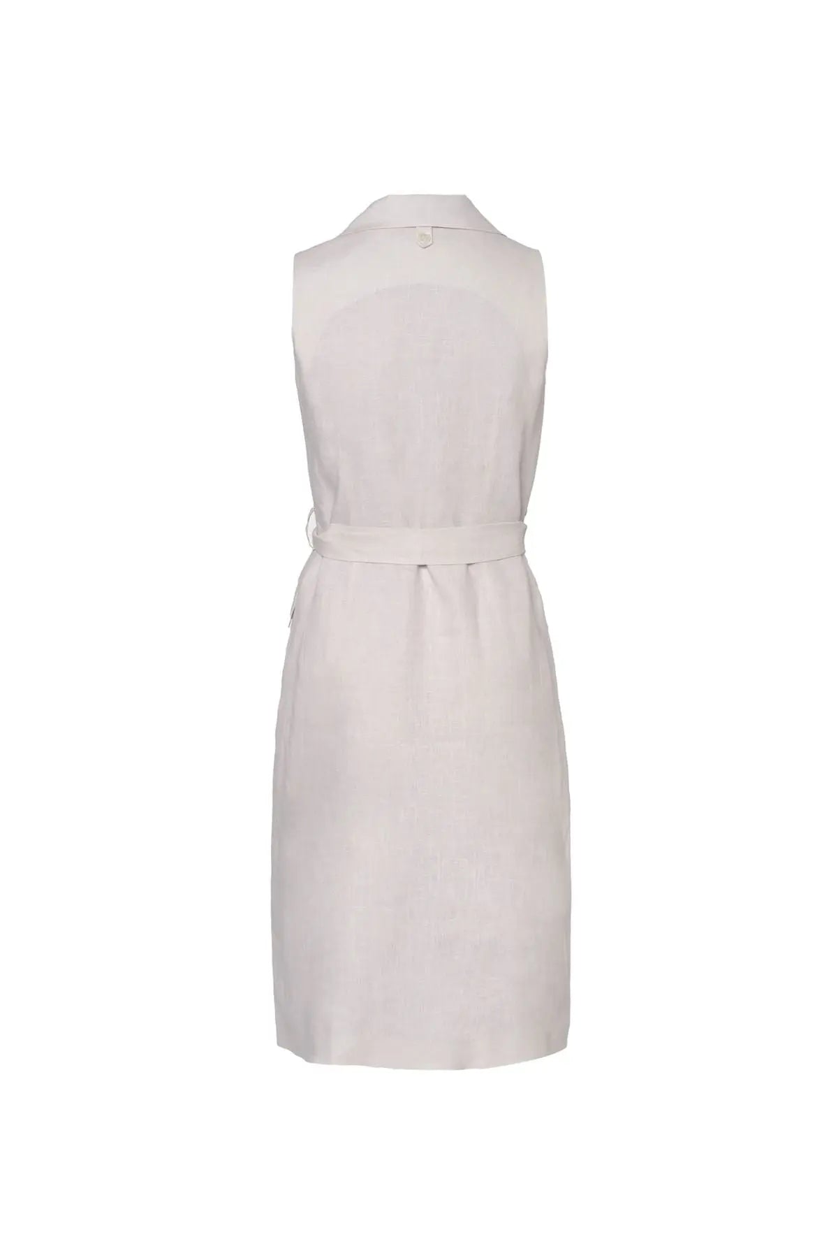 Bej & More Rosella V Yaka Kolsuz Elbise Silk and Cashmere