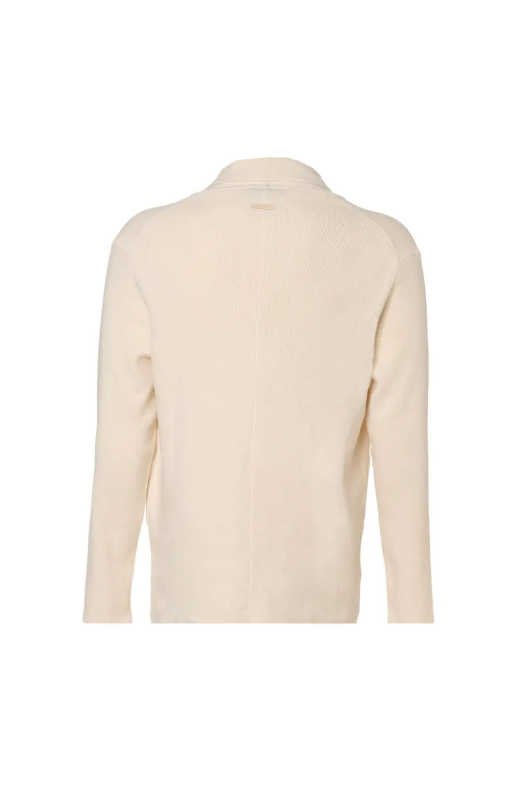 Beyaz Fabio Yün V Yaka Triko Uzun Kollu Erkek Hrka Silk and Cashmere