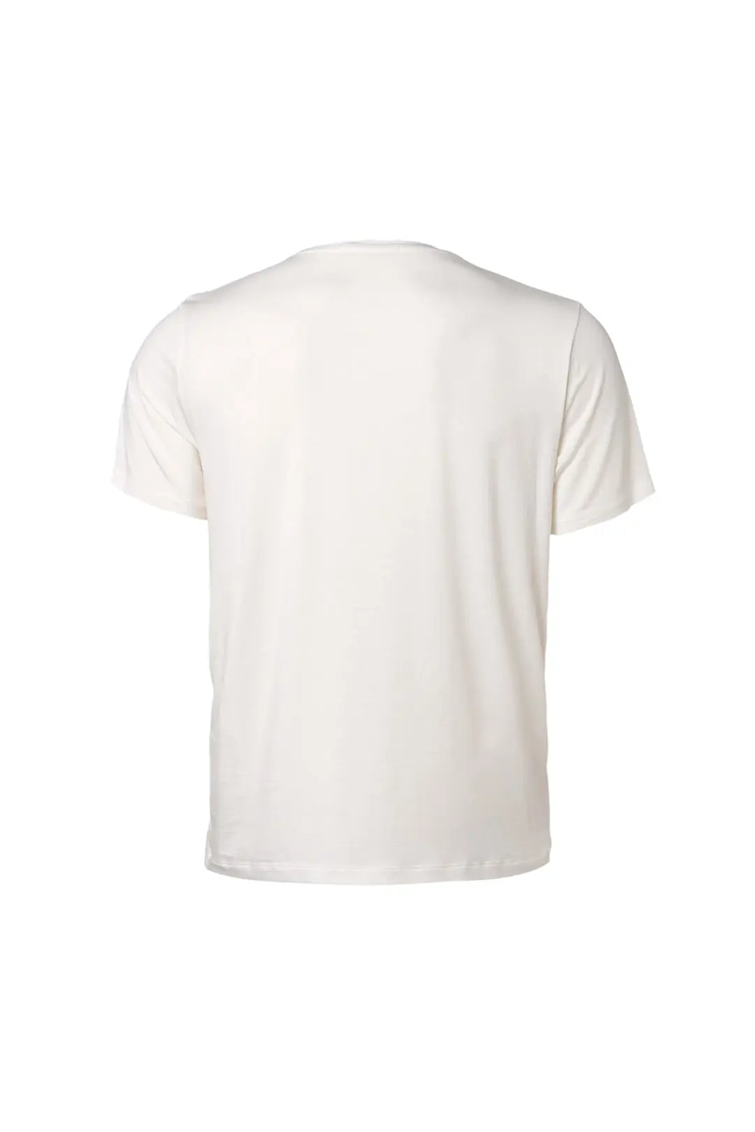 Beyaz Fersatile Kısa Kollu Yuvarlak Yaka & More Doğal Modal Erkek Cepli Tişört Silk and Cashmere