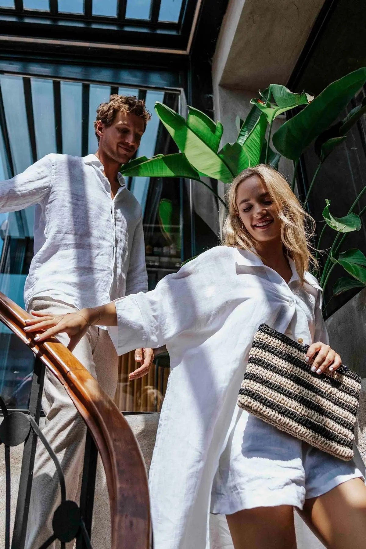 Beyaz Sandra Truvakar Kollu Gömlek Tunik Silk and Cashmere