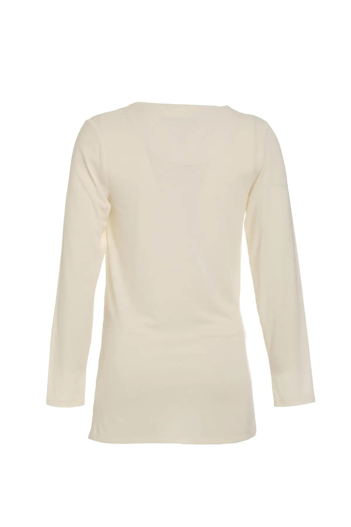 Beyaz & More Tracy Süper Yumuşak Modal Uzun Kollu Tişört Hırka Silk and Cashmere