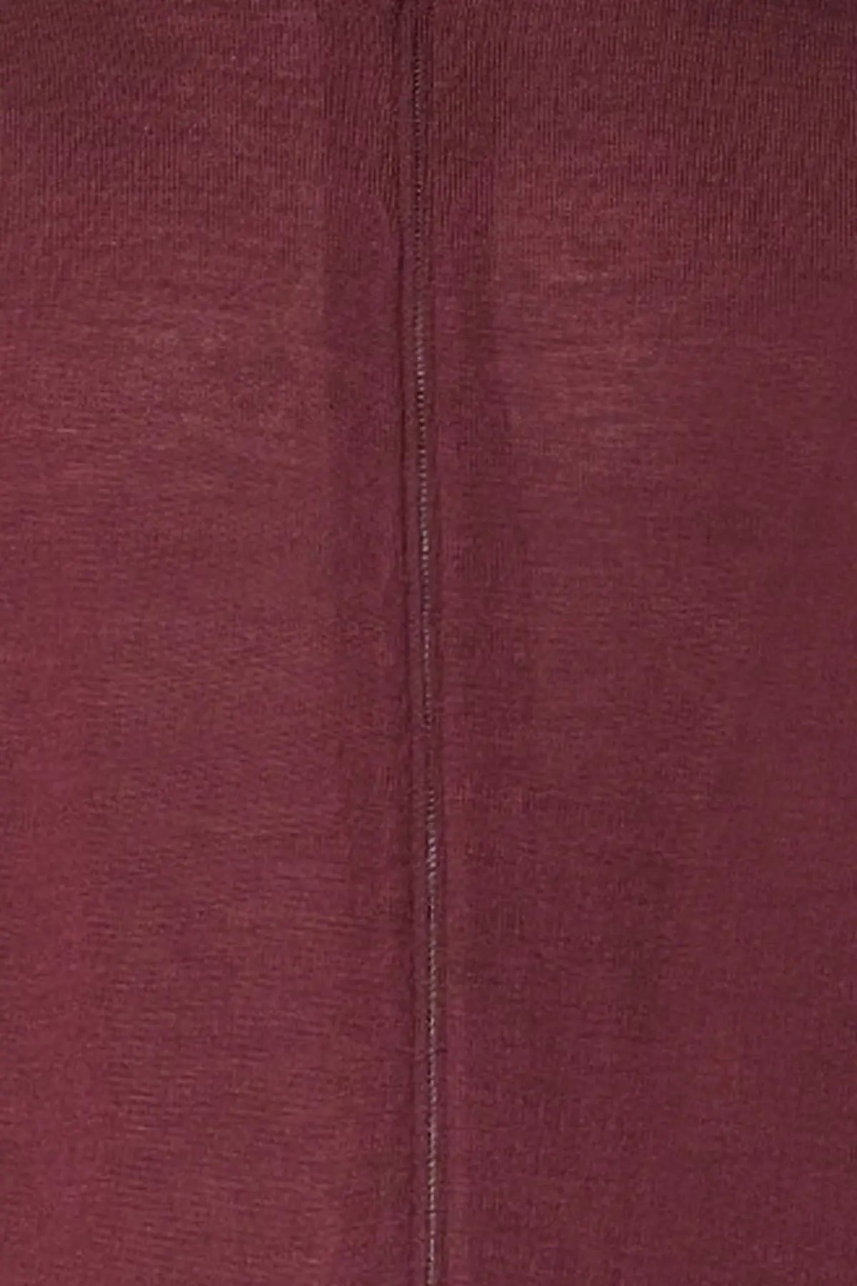 Bordo İpekli Quentin Yarım Balıkçı Yaka Uzun Kollu Triko Erkek Hırka Silk and Cashmere