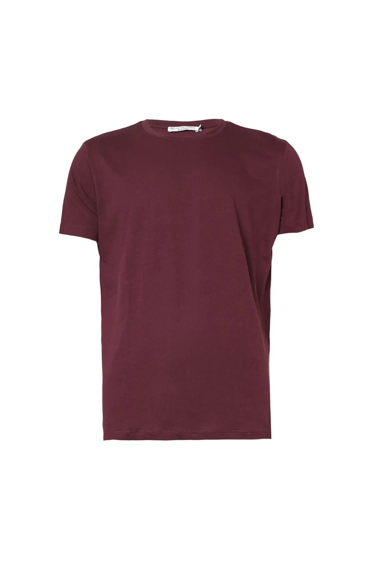 Bordo & More Yuvarlak Yaka Kısa Kollu Erkek Tişört Silk and Cashmere