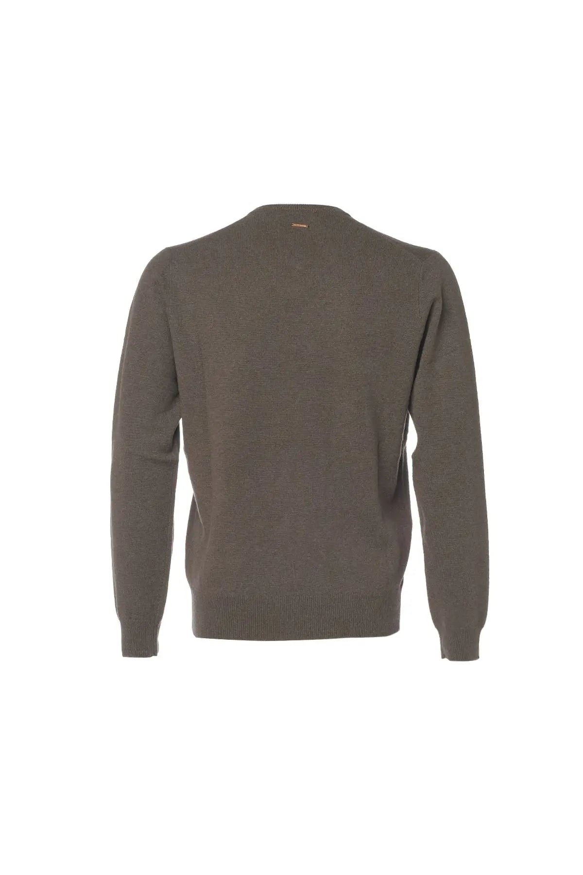 Camel Saf Kamir V Yaka Uzun Kollu Vincent Erkek Kazak Silk and Cashmere