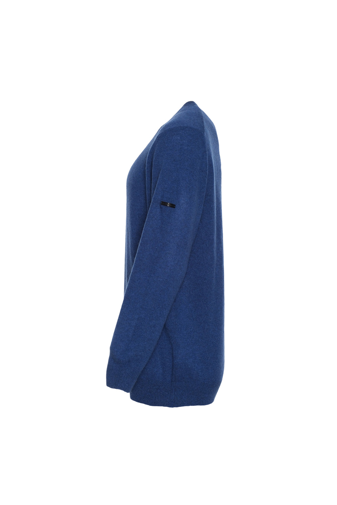 Lacivert İtalyan Saf Kaşmir Franco Bisiklet Yaka Erkek Kazak