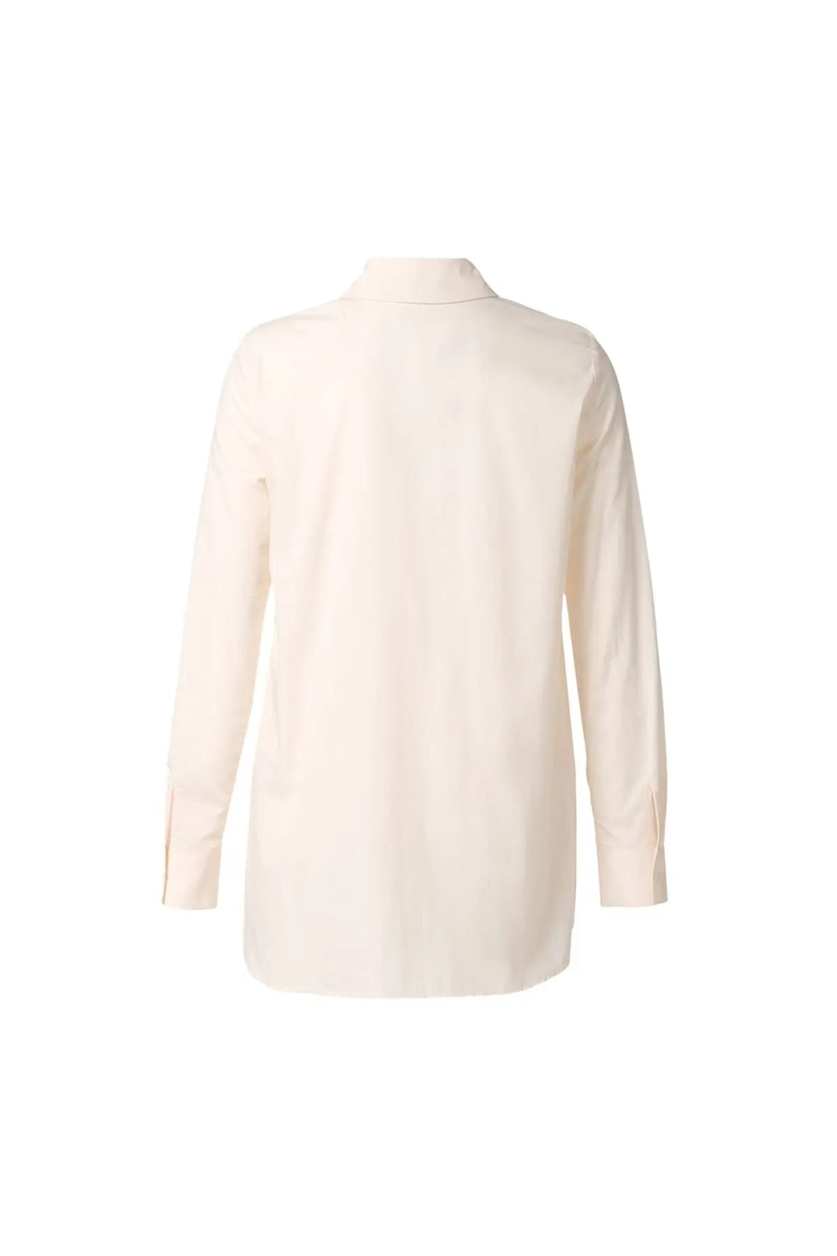 Ekru Jessica Uzun Kollu Kadn Tunik Gömlek Silk and Cashmere