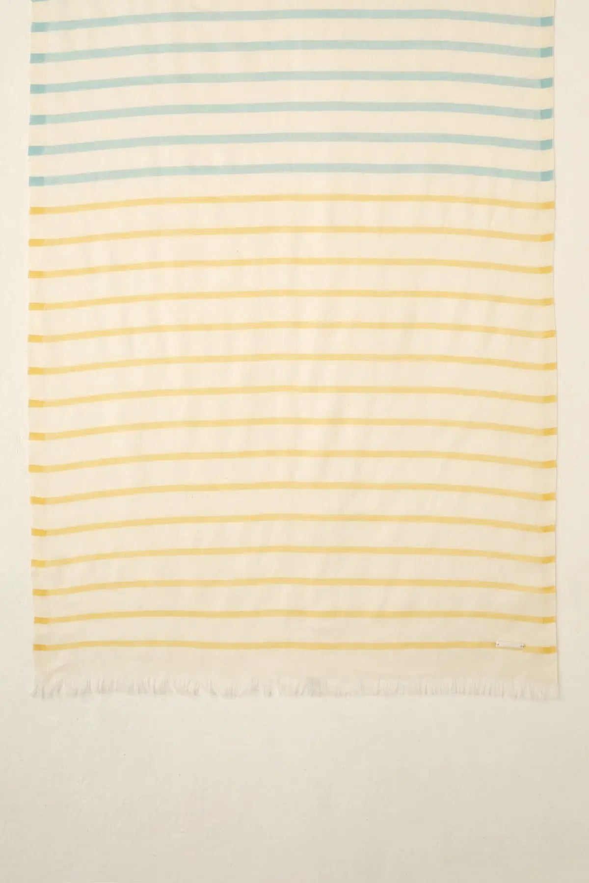 Gri İpek Karışımlı Jas Desenli Şal 70 x 180 cm Silk and Cashmere