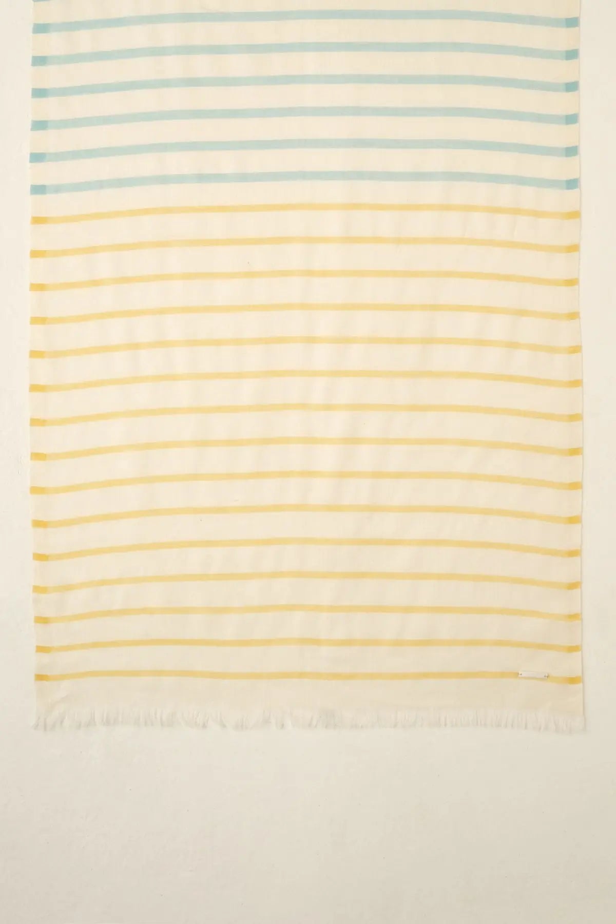 Gri İpek Karışımlı Jas Desenli Şal 70 x 180 cm Silk and Cashmere