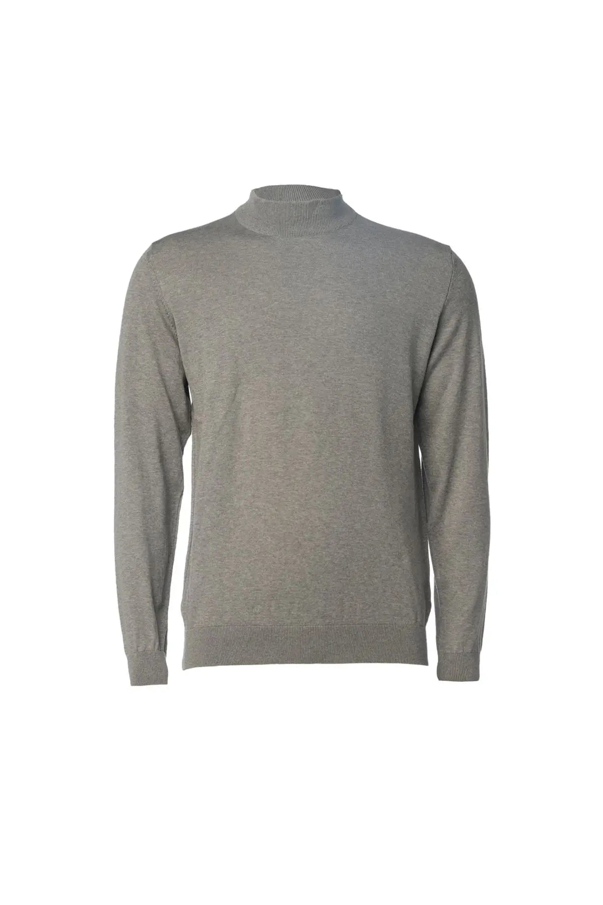 Gri & More Clark Erkek Yarım Balıkçı Yaka Uzun Kollu Triko Silk and Cashmere