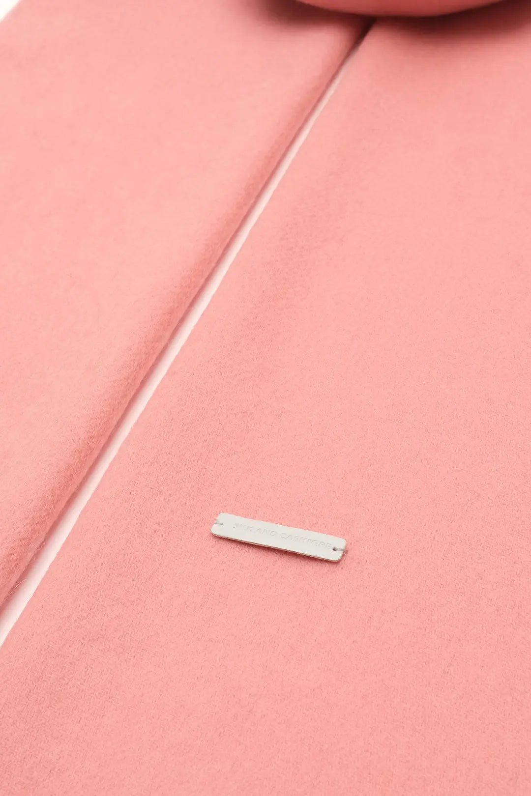 Gül Kurusu Horizon Kaşmir Yün Atkı 180 x 30 cm Silk and Cashmere