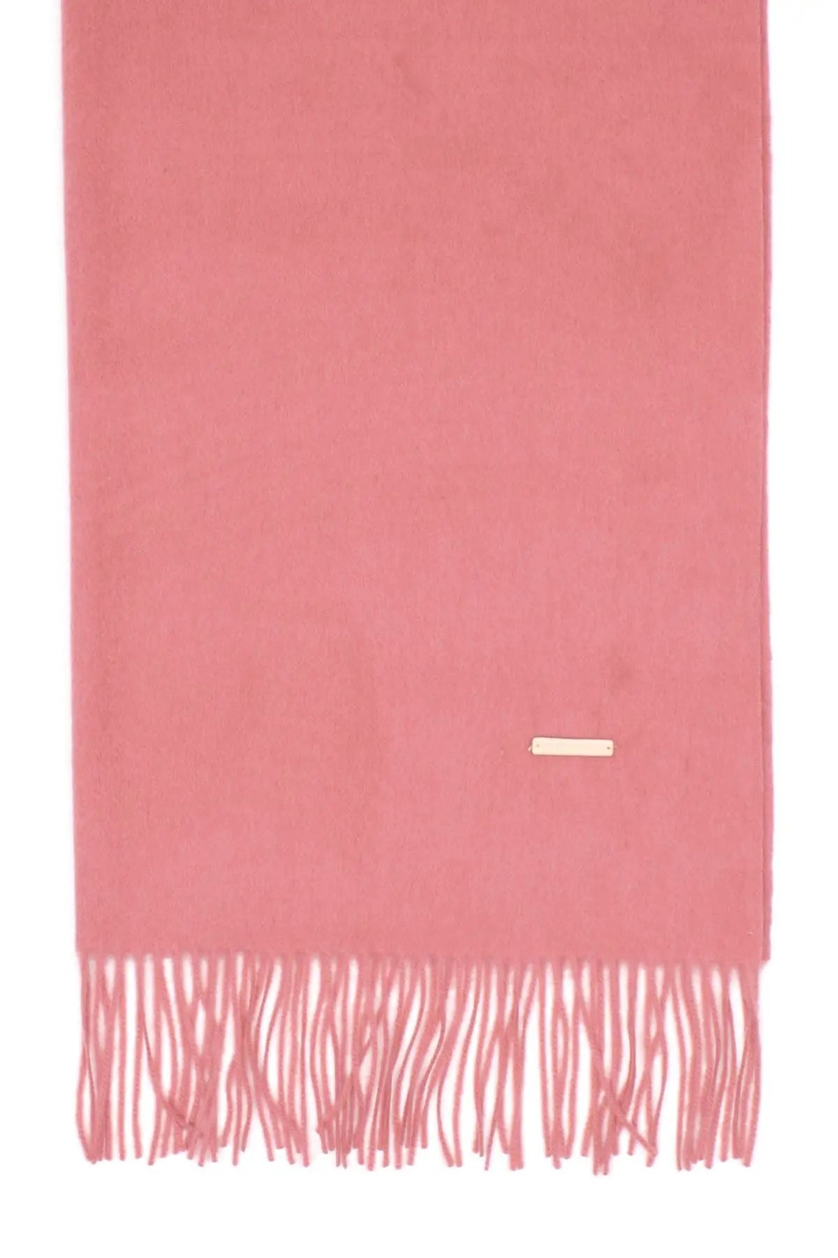 Gül Kurusu Horizon Kaşmir Yün Şal 180 x 70 cm Silk and Cashmere